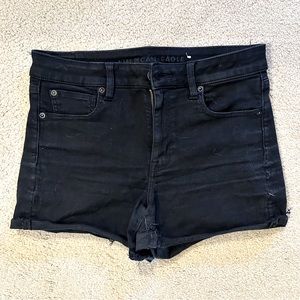 American Eagle Next Level Stretch Shorts- Size 8- Black